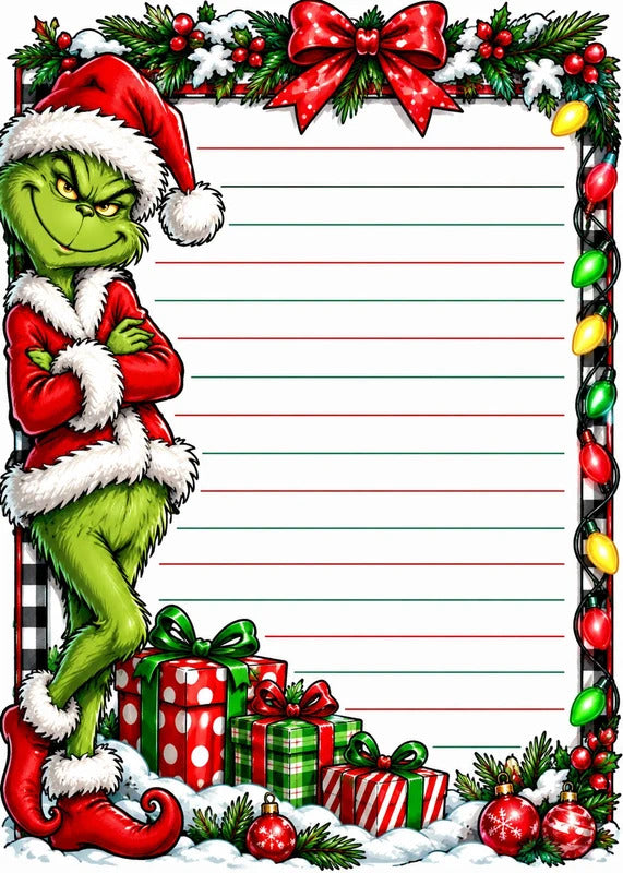 Grinch Christmas note pads Set 2