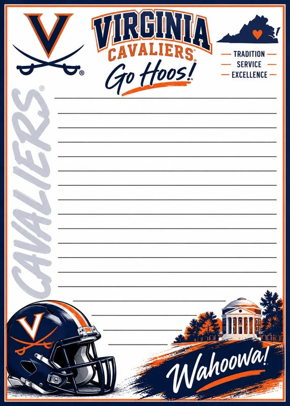 Virginia Cavaliers 5x7 Peel & Tear Notepad Set of 2