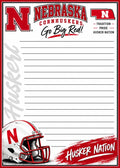 Nebraska Cornhuskers 5x7 Peel & Tear Notepad Set of 2