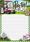 Par-Tee Golf 5x7 Peel & Tear Notepad