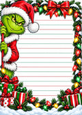 Grinchmas Note pad 5x7 Set 2
