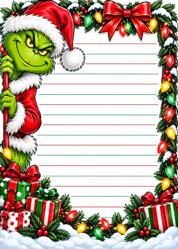 Grinchmas Note pad 5x7 Set 2