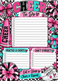 Cheer 5x7 To-Do Notepad Set of 2