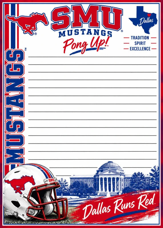 SMU Mustangs 5x7 Peel & Tear Notepad Set of 2