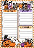 🎃 Set of 2 Halloween 5x7 Notepads | Spooky To-Do & Reminder Pads