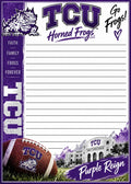 TCU Horned Frogs 5x7 Peel & Tear Notepad Set of 2