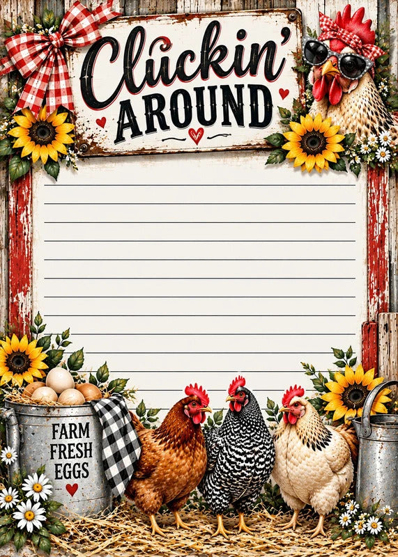Farm Life 5x7 Notepad Set of 2