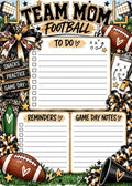 🏈📣 Football Team Mom 5x7 Notepad