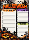 🎃 Set of 2 Halloween 5x7 Notepads | Spooky To-Do & Reminder Pads