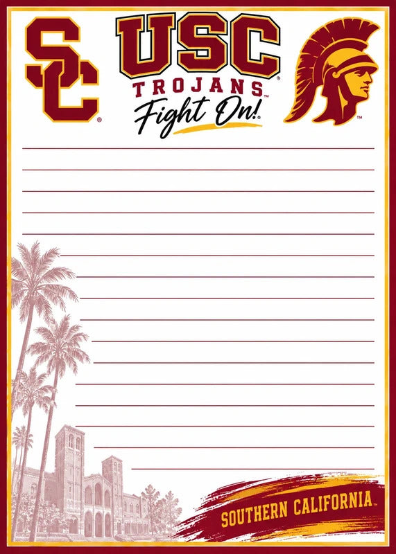 USC Trojans 5x7 Peel & Tear Notepad Set of 2