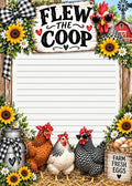 Flew The Coop 5x7 notepad Set of 2