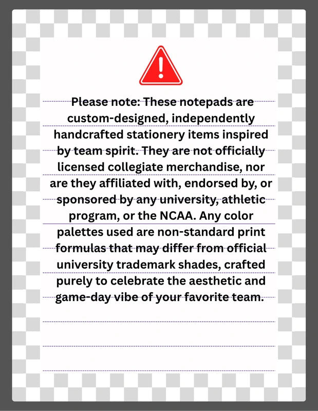 Ohio State Buckeyes Lined Notepad